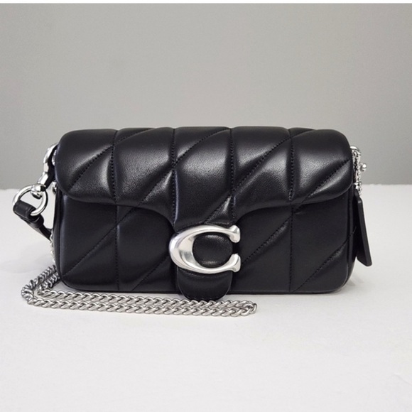 Coach Handbags - Coach Tabby Chain Crossbody Bag 19 with Silver Accents